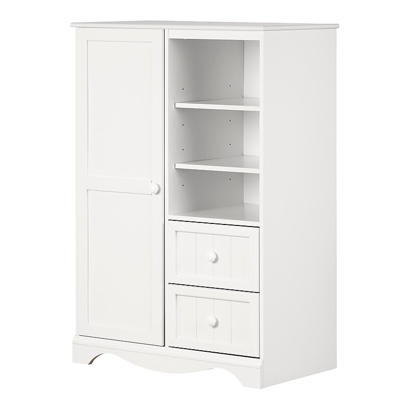 South Shore Savannah Armoire, Pure White (3580038) image 1