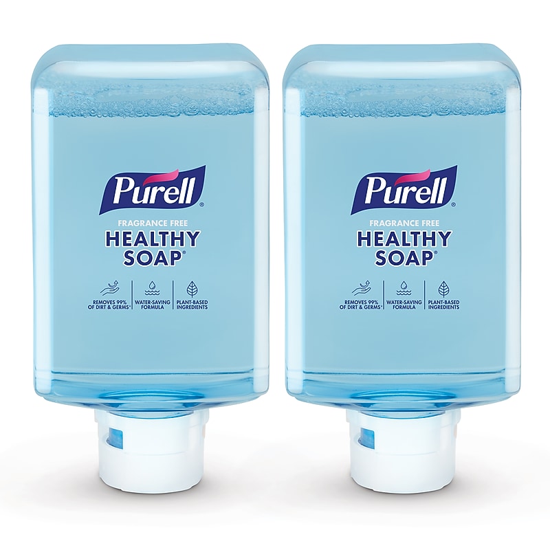Purell Healthy Soap Foaming Hand Soap Refill for ES10 Dispenser, 1200 ml, 2/Carton (8385-02) image 1