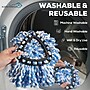 BISON LIFE Kleen Handler Microfiber Spin Mop Head Refill, Blue, 24/Pack (BPES-SPM-MFR-BL-L-1-24A)~#|#~20C71FBD-E383-4DC1-BE451C7D4ACD595A_sc7
