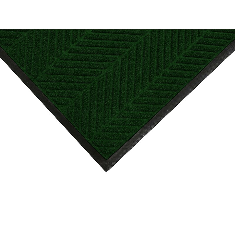 M + A Matting WaterHog Max Herringbone Classic Commercial Wiper/Scraper Entrance Floor Mat, 6' x 20', Southern Pine image 1