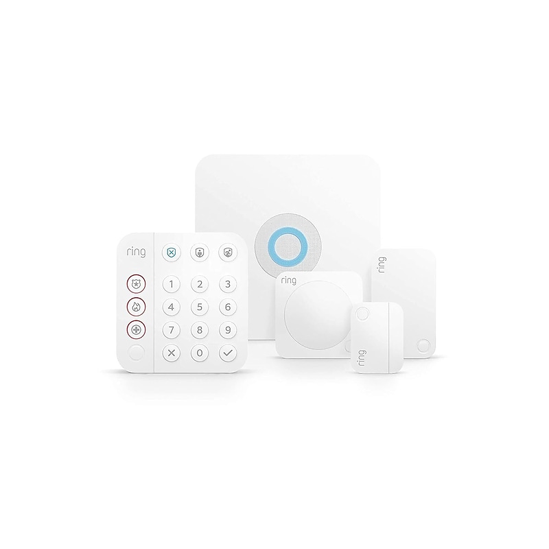 Ring Alarm Wireless Security System (2nd Gen), White (B07ZDTXJ93) image 1