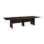 Bush Business Furniture 120W x 48D Boat Shaped Conference Table with Wood Base, Black Walnut (99TB12048BWK)~#|#~20CA95E5-50CA-45E4-A590050768A1412D_sc7
