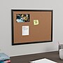 Staples Cork Bulletin Board, Black Frame, 2' x 1.5' (ST62833)~#|#~20CECD7E-BEDF-4244-AE2F2775CA3167CD_sc7