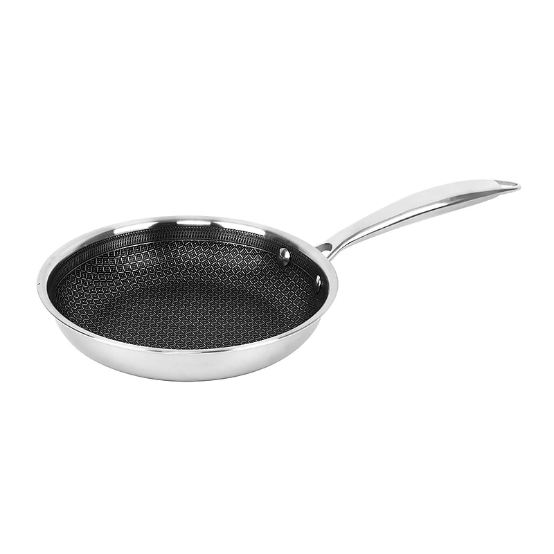 Brentwood 8" Frying Pan, Stainless Steel (B-FH20) image 1