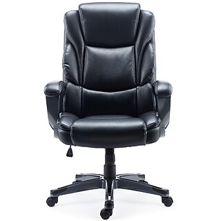 La-Z-Boy Trafford Faux Leather Executive Big & Tall Chair, 400 lb
