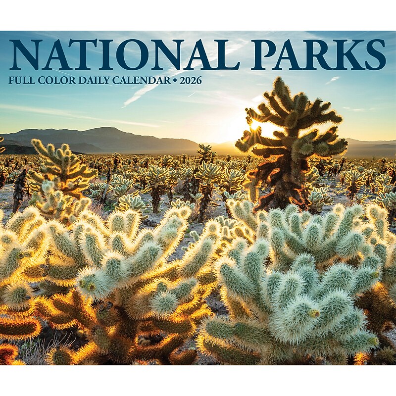 2026 Willow Creek National Parks 6.2" x 5.4" Day-to-Day Calendar (54321) image 1