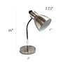 Simple Designs Semi-Flexible LED Desk Lamp, 16", Brushed Nickel (LD1037-BSN)~#|#~20DA5C48-8908-4D8B-B346BE122A697A7D_sc7