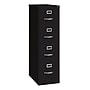 Hirsh Commercial 4-Drawer Vertical File Cabinet, Letter Size, Lockable, 52"H x 15"W x 25"D, Black (14116)~#|#~20DBF8FE-A3D8-440E-BDEF0C1B8CE77E95_sc7