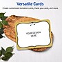 Avery Rectangle Rounded Corners Matte Blank Card, White, 20/Pack (19479370960)~#|#~20DBFD18-A6D5-4824-96ABF6D5CB02C1D7_sc7