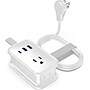 Uncaged Ergonomics 3-Outlet 3-USB Port Power Strip, 3', White (TC-w)~#|#~20DDD422-7264-40B5-890E6F760AE3F809_sc7