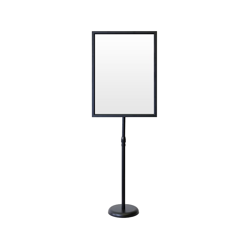 Excello Global Products Blank Indoor/Outdoor Floor Sign, 18" x 24", Black (EGP-HD-0524-S) image 1