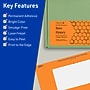 Avery Rectangle Multipurpose Labels, 2.5" x 5", Bright Orange, 60/Pack (94246)~#|#~20DE476D-C9FD-4E5E-8E9999E8587CE6E9_sc7