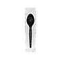 Dixie Individually Wrapped Polystyrene Tea Spoon, Medium-Weight, Black, 1000 Pieces/Carton (TM53C1)~#|#~20DE5D50-80F4-41A6-AFC26FACC865EE2F_sc7