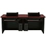 VersaDesk Enclosed Revolution 60"W Computer Desk, Cherry/Black (RSD6030-BC)~#|#~20E2DF67-E6B3-42F6-861B3E6640CE2E72_sc7