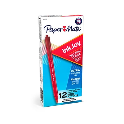 Paper:Mate InkJoy 100 Tintenroller – 5er Pack, Grün, Dreieckiger Griff – Für Ermüdungsfreies Schreiben In Mittelstrich