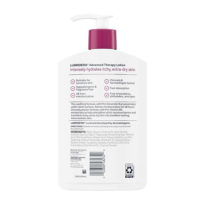 Lubriderm Advanced Therapy Lotion, 16 fl. oz. (764698) | Staples