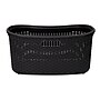 Mind Reader 10.57-Gallon Laundry Basket with Handles, Plastic, Black, 2/Set (40LBASK2PK-BLK)~#|#~20EB9B98-4178-41CC-A7B2968E8AD3867B_sc7