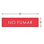 COSCO No Fumar Sign, Red/White Engraved, 2" x 8" (098249)~#|#~20EE1AAA-62BD-4320-B1FA3DE6F9CAA80B_sc7