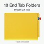 Pendaflex Pressboard Classification Folder, 2-Dividers, 2" Expansion, Letter Size, Yellow, 10/Box (1006949)~#|#~20F43FAA-45B1-4062-A25BE80C2CE8FDC8_sc7