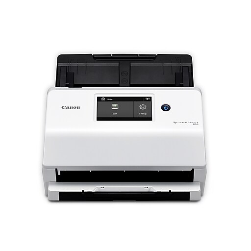 Canon imageFORMULA R50 Office Document Scanner, White (4823C001) Staples