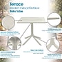 Regency Niche Terrace Square Bistro Table, 31.5"D x 31.5"W, White Down (TOB3131WH)~#|#~20FC9C9B-B124-4819-A878546B93A5D2F1_sc7