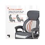Sharper Image S-600 Active Lumbar Heated Ergonomic Bonded Leather Swivel Executive Massage Chair, Gray (60098-GRY)~#|#~210115A5-B592-4334-8E54144DE6D33445_sc7
