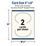 Avery Oval Integrated Cards, Matte Ivory, 50/Pack (19479399031)~#|#~21052108-65B2-44AB-B1D3201AB6475387_sc7