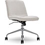 ELLE Decor Adelaide Armless Fabric Task Chair, Ivory (48214B)~#|#~2106281D-04F0-4324-8567C5C0DD09BDB9_sc7
