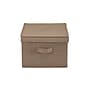 Household Essentials Large Stackable Folding Fabric Storage Bin, 8" x 12"x 15", 24.93 Qt., Beige, 2/Pack (7813-1)~#|#~2107E6D6-800A-4C3F-B0C8441F2A7A5DC3_sc7