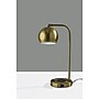 Adesso Emery SuperCharger Incandescent Desk Lamp, 19"H, with USB Port, Antique Brass (2624-21)~#|#~210D0D78-C4E5-4A6F-AF3D767291E07E4B_sc7