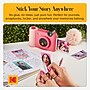 Kodak Smile+ 2-in-1 Instant Camera & Bluetooth Printer Starter Bundle with Black Case, Fuchsia~#|#~210DC46B-F826-4D79-A3339A44F0CD72F8_sc7
