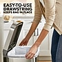 Glad ForceFlex 13 Gallon Drawstring Kitchen Trash Bag, Unscented, Gray, 110 Total Bags (22541)~#|#~210F5C46-9923-4E86-85B27DDF462EE3A3_sc7