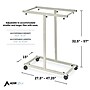 AdirOffice Steel Mobile Blueprint Storage File Storage Cart with (12) 30" Hanging Clamps, Beige (614-6036)~#|#~210FC15A-C267-4D58-8959502D643BA64B_sc7