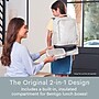 bentgo 2-in-1 Kids Laptop Backpack, Large, Silver Glitter (BGBKPAK-SLGL)~#|#~2110AA4E-AAF1-4605-B17EA64B803A3BAC_sc7