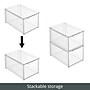 mDesign Plastic Organizer, Clear (25720RW) ~#|#~21112388-08B9-4EAD-8CDEABF3C13DE20A_sc7