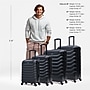 InUSA Endurance 4-Piece Hardside Spinner Luggage Set, TSA Checkpoint Friendly, Black (IUENDSMLXL-BLK)~#|#~2113406B-CC46-4B11-8141587CB37457C8_sc7