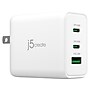 j5create 65W GaN USB-C 3-Port Charger for Laptops, Tablets and Mobile Devices, White (JUP3365)~#|#~2114F0EF-A474-4287-8ED86A862950B2F9_sc7