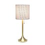 Creekwood Home Modern Glam 21.25" LED Table Lamp, Gold/Polka Dot (CWT-1006-GD)~#|#~2115600C-64AB-4D04-94475060583198FF_sc7