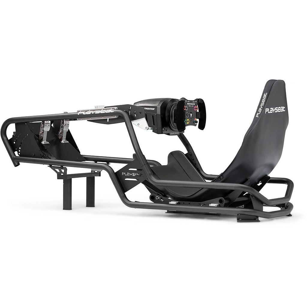 Playseat cockpit with wheel and structural frame