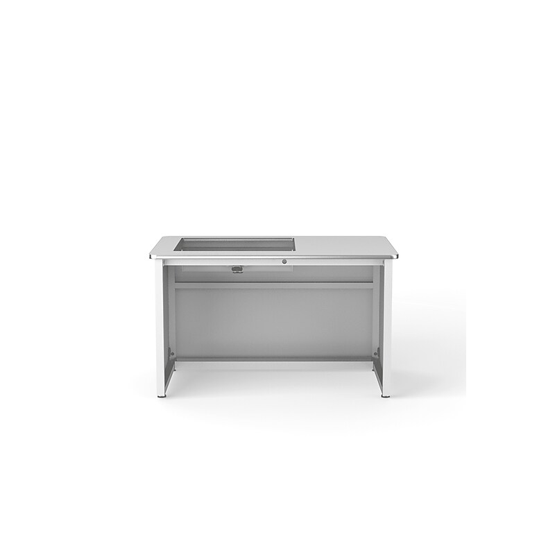 VersaDesk 48"W Downview Computer Desk, White (DV4830-WW) image 1