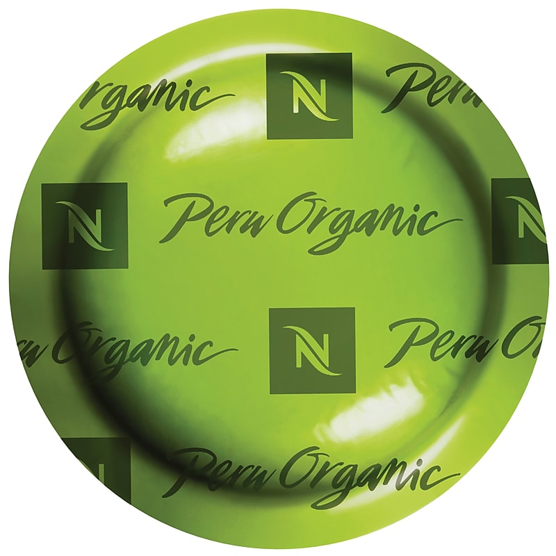 Nespresso Professional Peru Organic Coffee Nespresso Professional Capsules, Espresso Roast, 50/Pack (8782.84) image 1