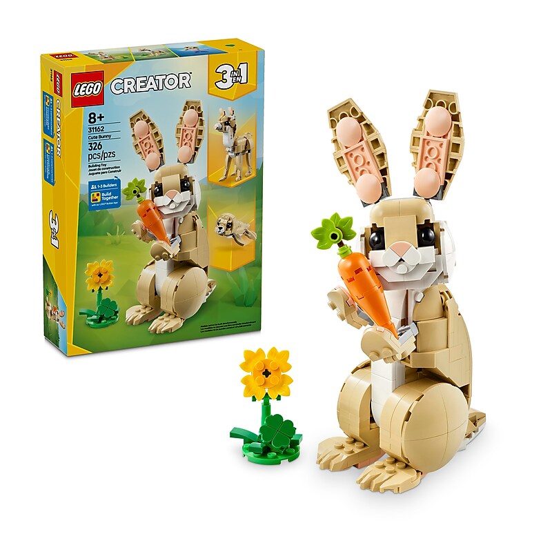 LEGO Creator Cute Bunny, 326 Pieces (31162) image 1