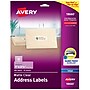 Avery Easy Peel Inkjet Address Labels, 1" x 2-5/8", Clear, 300 Labels/Pack (18660)~#|#~211F86B5-7304-4967-91347CA14ED7D432_sc7