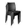 Regency Niche Terrace 5-Piece Square Dining Set, 31.5"D x 31.5"W, Black (TOB3131BK41BK)~#|#~2120482A-44B0-4CAD-B042DF2F57F88D15_sc7