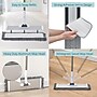 True & Tidy Heavy Duty Microfiber Flat Dust Mop, Gray (SWEEP-180)~#|#~2124655E-DF28-416D-A54378676AFDE7C6_sc7