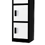 AdirOffice 72"H 6-Tier Black/White Storage Locker (ADI629-206-B-W-DL)~#|#~212AE465-D8FD-4A34-885AAC5C0CDA34BC_sc7