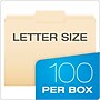 Pendaflex File Folder, 1-Tab, Letter Size, Manila, 100/Box (R752 1/3-2)~#|#~212BBDD4-6428-47C0-9534A7BC25A4D947_sc7