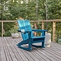 Flash Furniture Halifax Adirondack Rocking Chair with Cup Holder, Blue (LEHMP104531BL)~#|#~212C255C-6C53-45F5-86C3A9D81F951539_sc7
