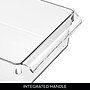 iDESIGN Medium Plastic Storage Bin, Clear, 4/Pack (28418M4)~#|#~212D3CA5-7258-46B5-97658475936BC6D5_sc7