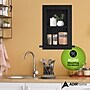 AdirHome 2-Shelf Recessed Wall Mount Shelf, 18" x 14" x 4.8", Black (515-01-BLK)~#|#~2132B072-E53A-4894-928C104BF71C6910_sc7